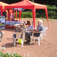 Picture of the Conservation stand at the Open day